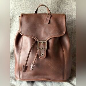 NWT Vintage Coach Leather Legacy Backpack 9064